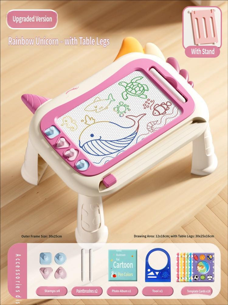 Children Drawing Board Magnetic Drawing Board Kids Toy Graffiti Board Toddler Writing Table Magnet Pen Color Painting Pad