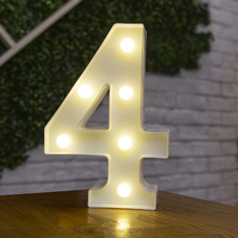 Large Led Light Emitting Alphanumeric Love Standing Sign Decoration For Party Themes And Indoor Decor