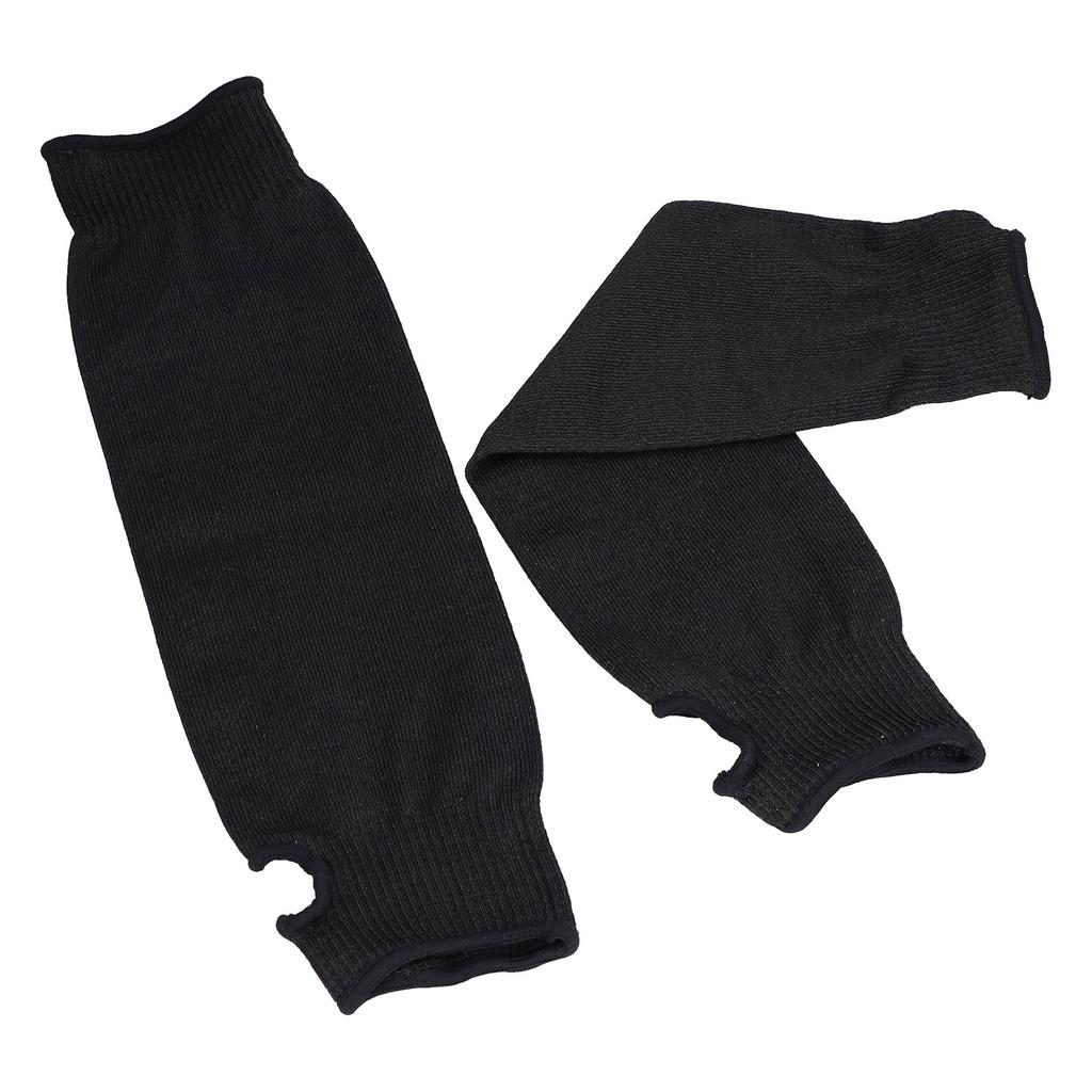 Black Cut Resistant Arm Sleeves Level 5 Protection Wear Resistant Arm Guard for Working