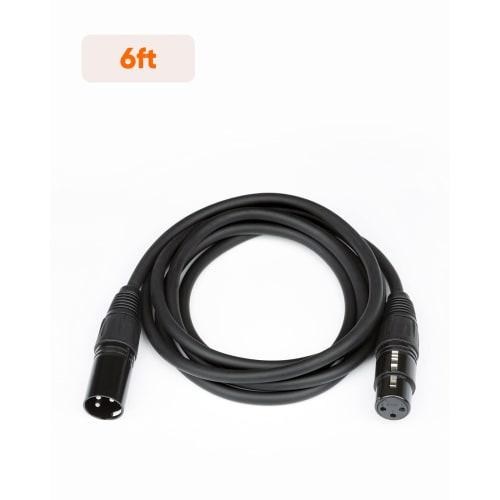 XLR Cable, CableCreation XLR Male to XLR Female (XLR Cable) Balanced Cable 3-Pin Microphone Cable XLR Converter Canon Cable Black/1.8M