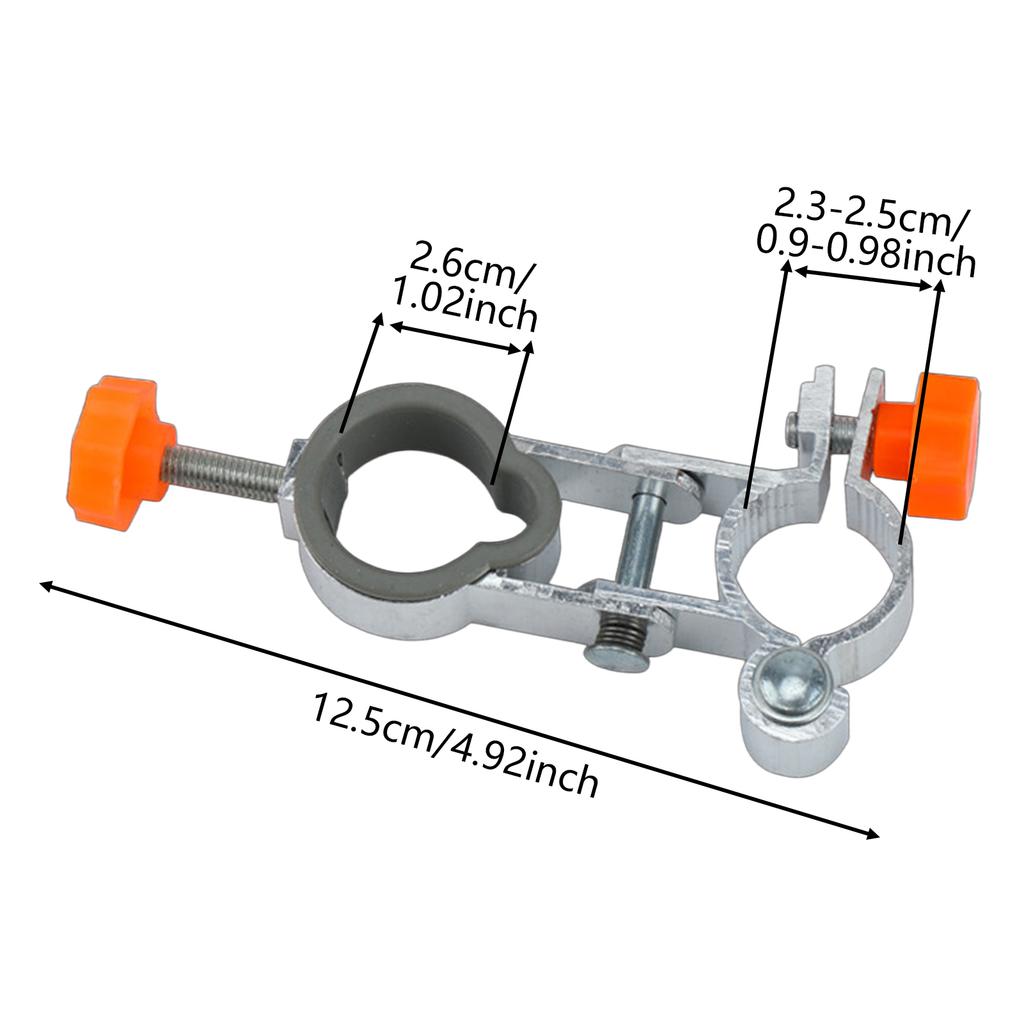 Aluminum Alloy Fishing Chair Umbrella Holder 25mm Aperture Foldable Fishing Accessory for Fishing Seat with Quick Connect