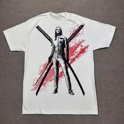 Kill Bill Movie T Shirt Retro Movie Pattern T Shirt Men's T Shirt Summer New Casual Unisex T Shirt