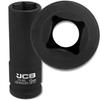 JCB 1/2" Cr-Mo 6-point Deep Thin-wall Impact Socket 19mm