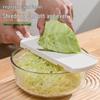 Multifunction Vegetable Slicer Shredder with Hand Guard