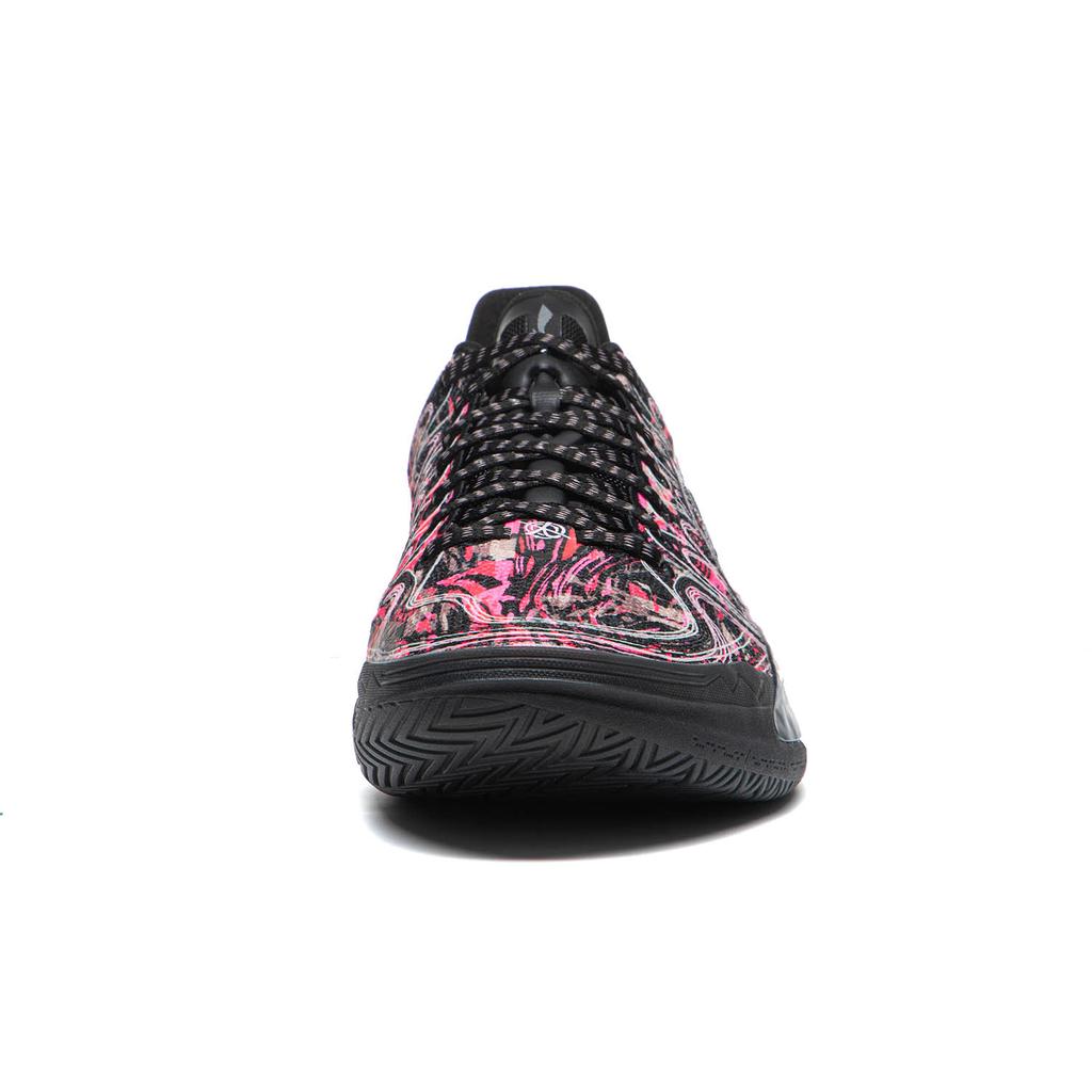 Li Ning Gamma 2 Low-Top Basketballschuhe Herren Schwarz Rosa ABAV033-7