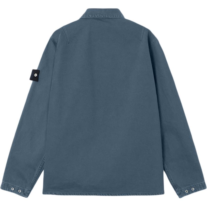 STONE ISLAND Solid Color Single-Breasted Long Sleeve Chest Pocket Shirt Men Shirts L1S141200001S0J18-V0021
