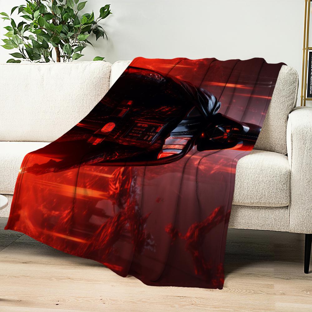 Coperta morbida S-Star W-Wars skicomfort calda per neonati, adatta per casa, bambini, coperta per il pranzo, adatta per ufficio domestico, uso quotidiano, Coperta