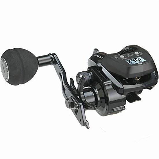 AbuGarcia MAX DLC MHP Large Screen Digital Line Counter Right Retrieve Deep Spool High Gear Power Handle Model