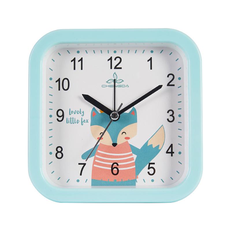 

Fashionable Simple Candy Color Alarm Clock Silent Scanning Cartoon Clock Face Children S Alarm Clock Exquisite Gift Clock Quality