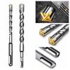 Round Shank Hammer Drill Bits Zinc Zinc Alloy Hammer Accessories Durable Cross Tips  Wall