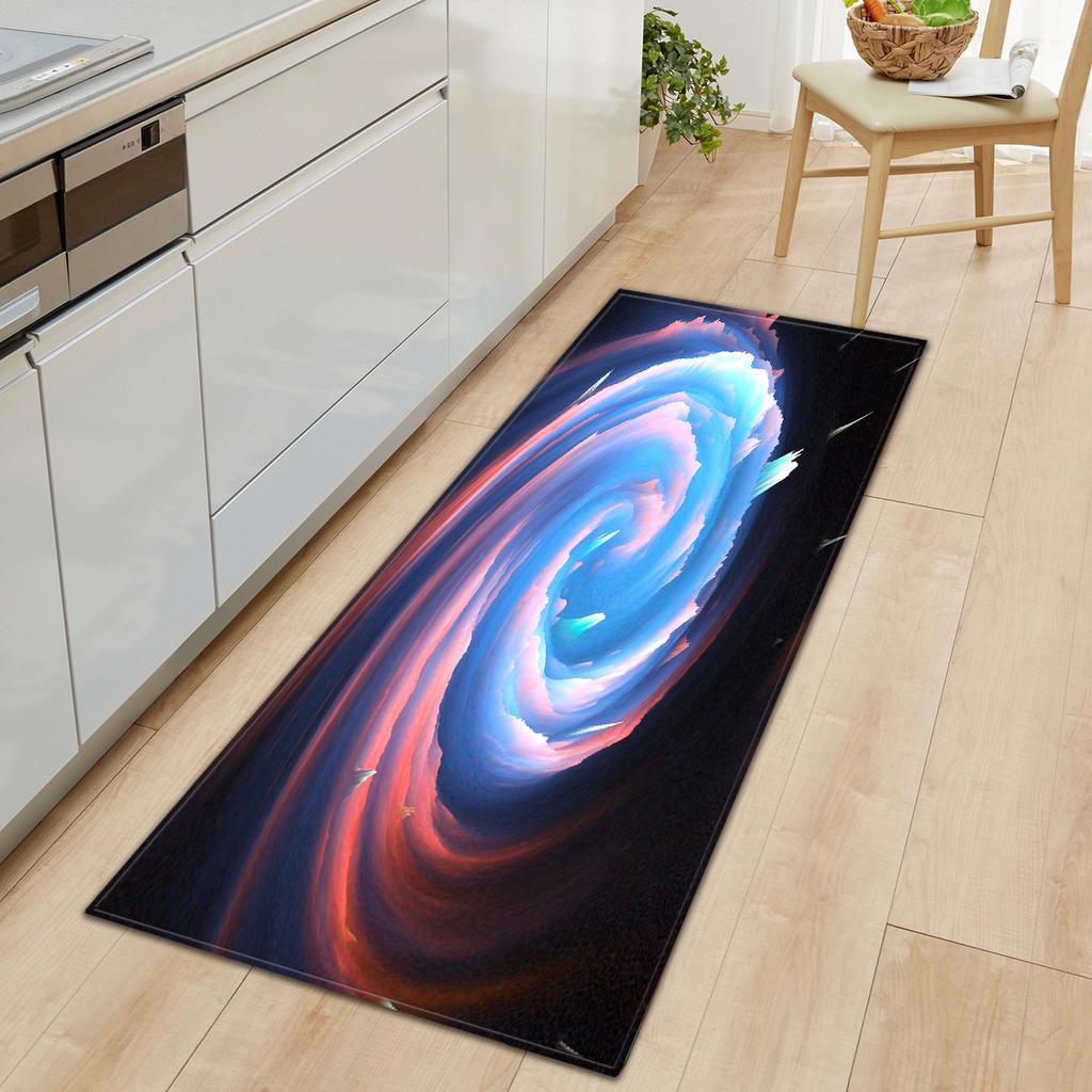 Kitchen Long Abstract Floor Mat Door Mat Carpet Floor Mat