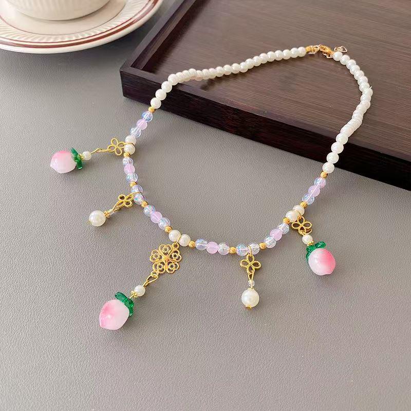 

Children s Traditional Hanfu Tassel Necklace - Ancient Style Chinese Accessories for Girls Travel Photos