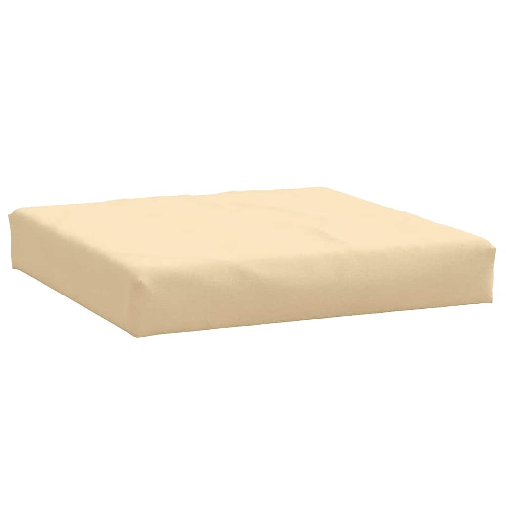 2 Piece Pallet Cushions Beige Melange Fabric