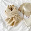 Wholesale Solid Color Scarf Winter Versatile Cashmere Scarf Fashion Pleated Warm Long Scarf Shawl Scarf Wholesale