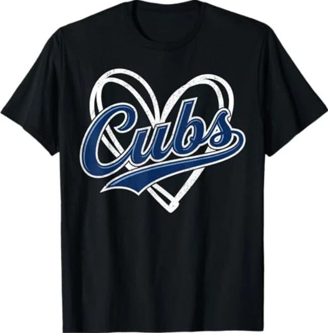 

Vintage Cubs Name Heart T-Shirt S