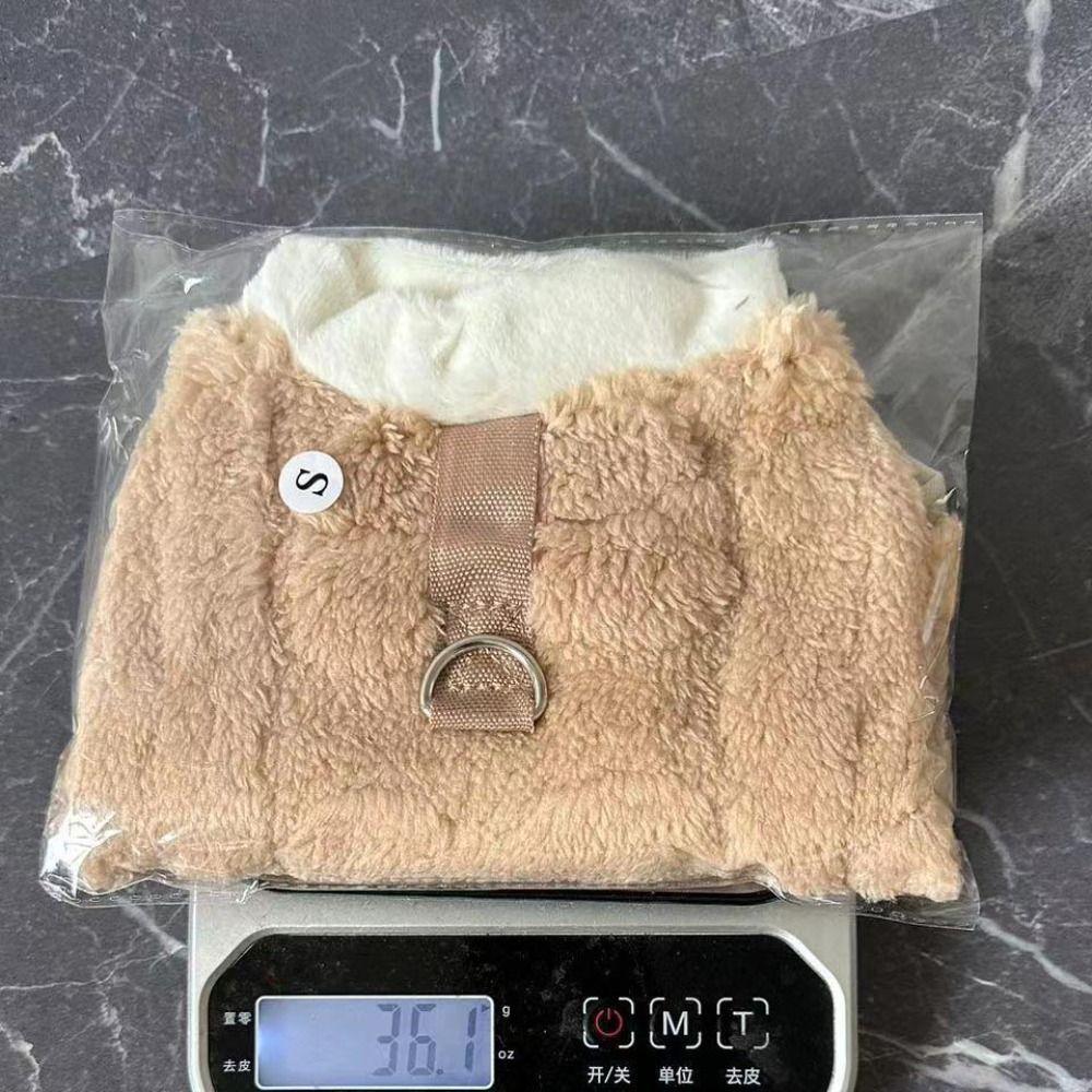 Fleece Warm Dog Sweatshirt Thickening Pug Teddy Coat Trendy Pet Supplies  Cat Outfits