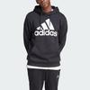adidas Men's Essentials Fleece Big Logo Hoodie Black/White IB4024