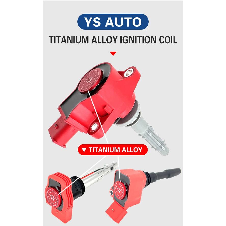 FOR BMW Mini Peugeot Citroen Ignition Coil Cover Red Car Decoration