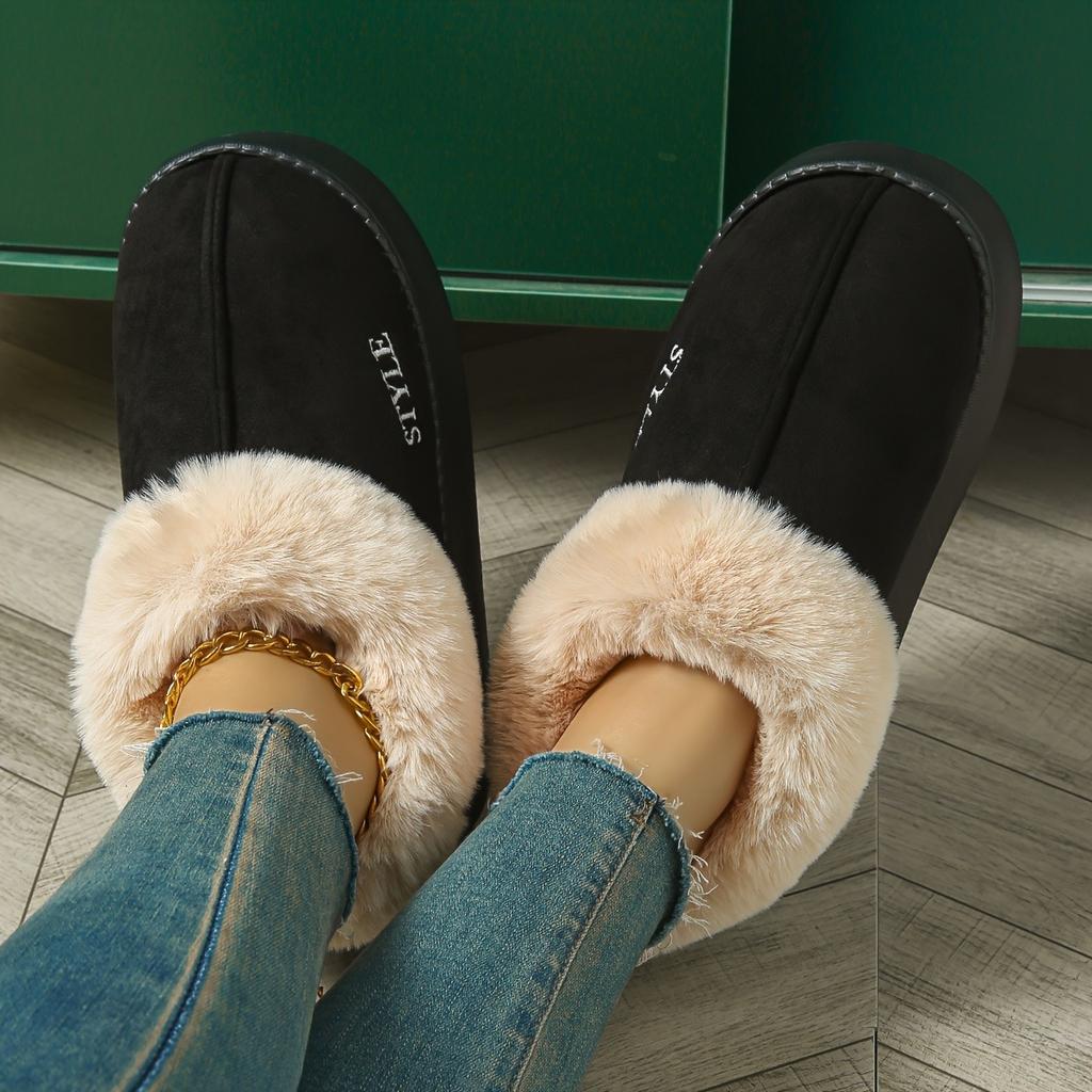 Men's and Women's Home Shoes, Fashionable, Comfortable, Non Slip, Thick Soled, Warm and Cold Resistant, Thick and Warm Short Boots for Wearing Outside