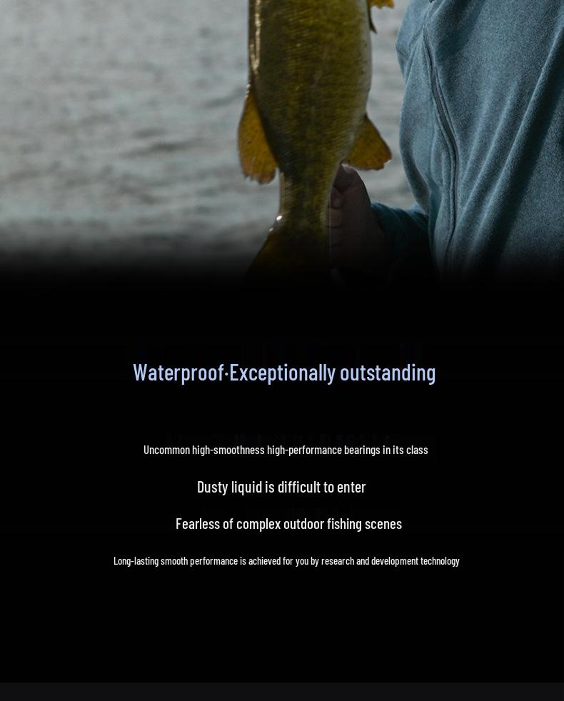 XSHARKS LA Series: Full Carbon Spinning Reel for Long Cast, Freshwater, and Saltwater Fishing