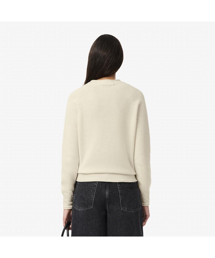 LACOSTE Women'S Carded Wool Crew Neck Sweater Af4160-55N Xfj