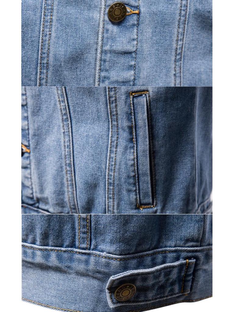 2026 Men's Denim Shirt Jacket: Casual Japanese Style for Spring, Autumn, Winter - Popular Youth Workwear