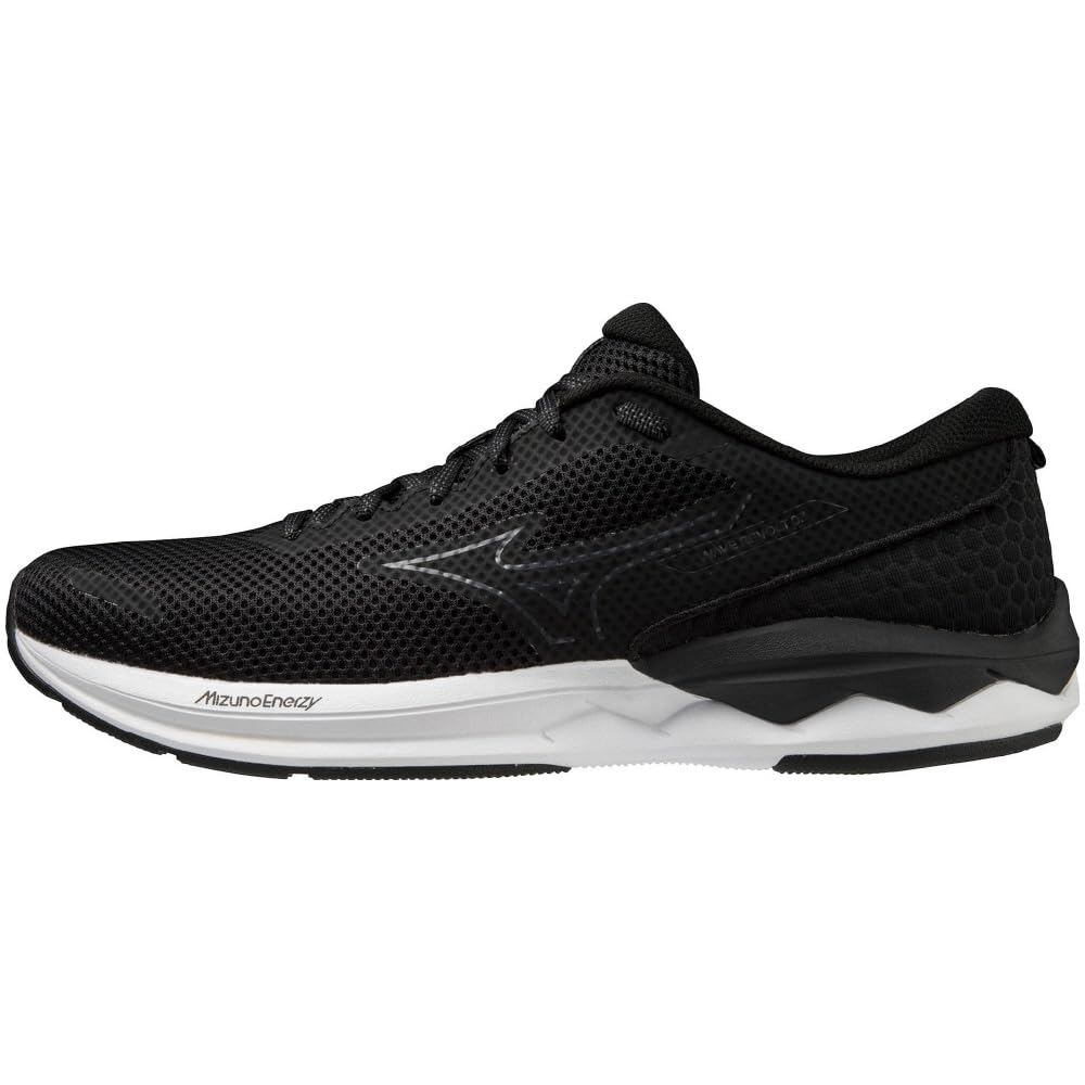 Running Shoes Wave Revolt 3 cm 2E [Mizuno] Black/Dark Gray/White 26.0