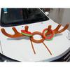 DIY Christmas Game New Year Decoration Ring Toss Inflatable Toys Antler Hat Santa Funny Reindeer