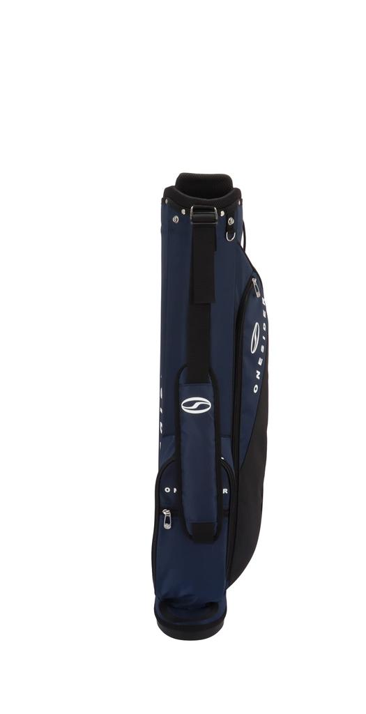 TSURUYA GOLF ONESIDER Half Stand Caddy Bag Mouth Frame Type Weight TSURUYA GOLF ONESIDER [Navy] 6.5 1.6kg