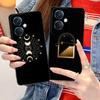 Sun Moon Mobile Cell Phone Case for OPPO Reno 14 13 12 11 10 9 8 7 6 5 F T Pro 5G Colorful Printing Cover Luxury Pretty Cover