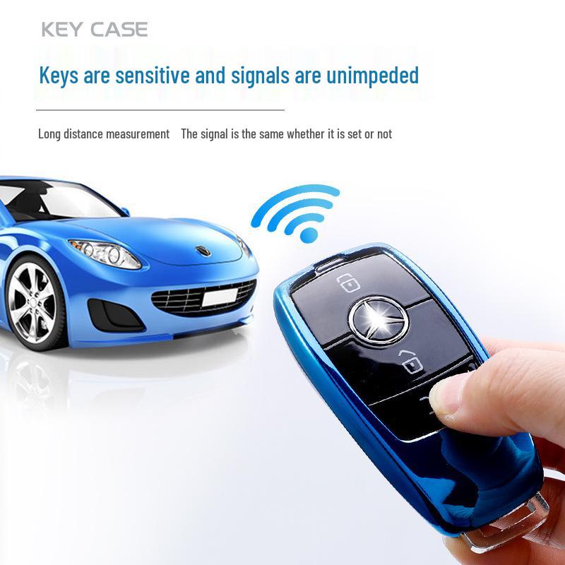 Mercedes Key Fob Cover for A-Class, C-Class, and E-Class