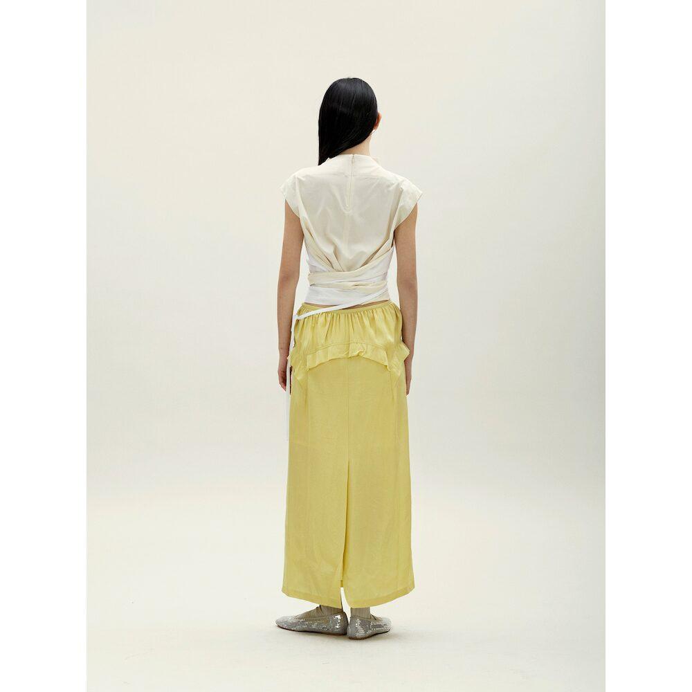 Anggae Tulip Long Skirt Lemon