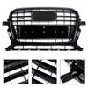 Black SQ5 Style Honeycomb Mesh Sport Hex Grill Fit Q5 8R 2013-2017