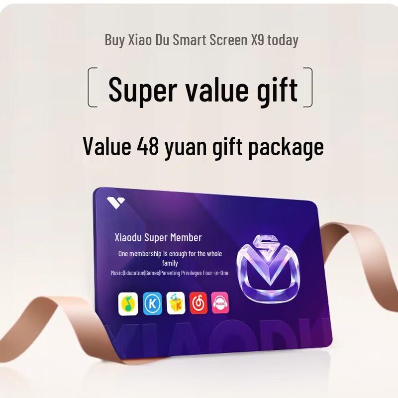 Xiaodu Smart Screen X9 with 360° Camera CN plug (adapter included)