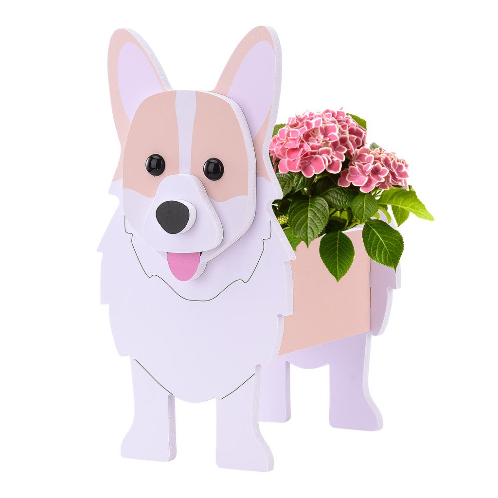 Dog Planter Plant Pots Garden Cute Pet Flower Pots Flowerpot Plant Garden Decorations