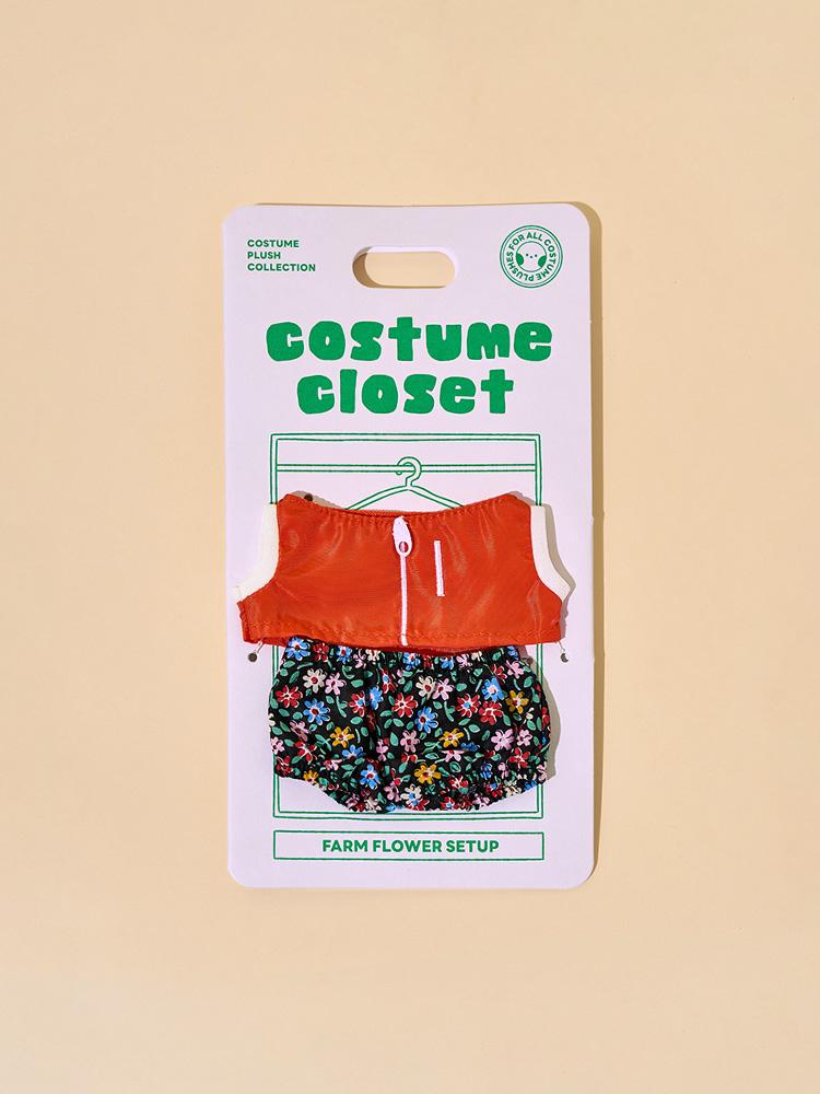Line Friends MININI Farm Closet Floral Pants Outfit Set
