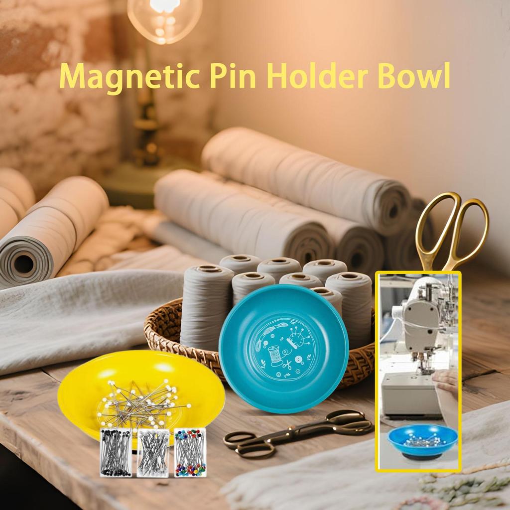 Magnetic Pin Holder Magnetic Needle Pin Holder Tray For Sewing Stainless Steel Tray For Hair Clips Quilters Nails Embroidery