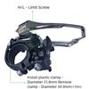 High Performances Bicycles Front Derailleur Bike Front Derailleurs Clamps for Enhancing Adaptability
