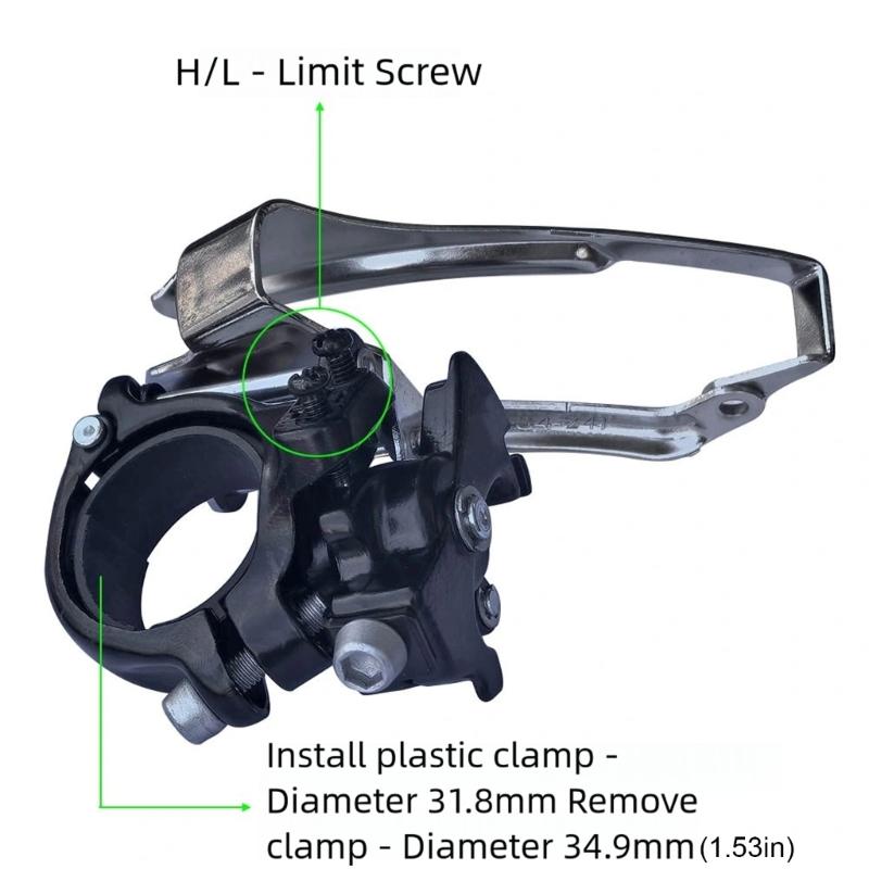 High Performances Bicycles Front Derailleur Bike Front Derailleurs Clamps for Enhancing Adaptability