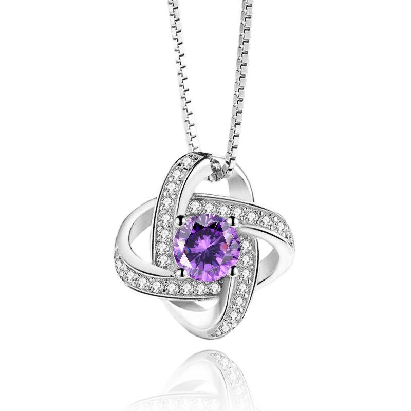 Mobius Rotating Love Clover Pendant Necklace - Korean Style Bestseller