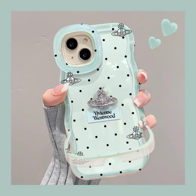 

Куклы в горошек Подходят для мобильного чехла Apple 15plus 14pro Двойная подставка 13 Милый Противоударный 12 Нишевый X Honor 50 Pro