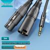 Câbles adaptateurs audio ZHENWEI 3,5 mm vers Double XLR/6,5 mm