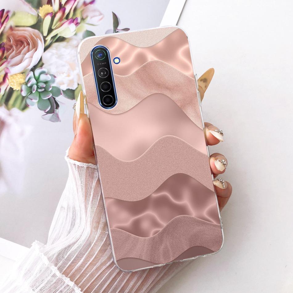 

For Realme XT X2 X2Pro Cute Flower Butterfly Cat Painted Case For RealmeX2 Pro X 2 XT Soft Silicone TPU Phone Cases Realme XT or X2