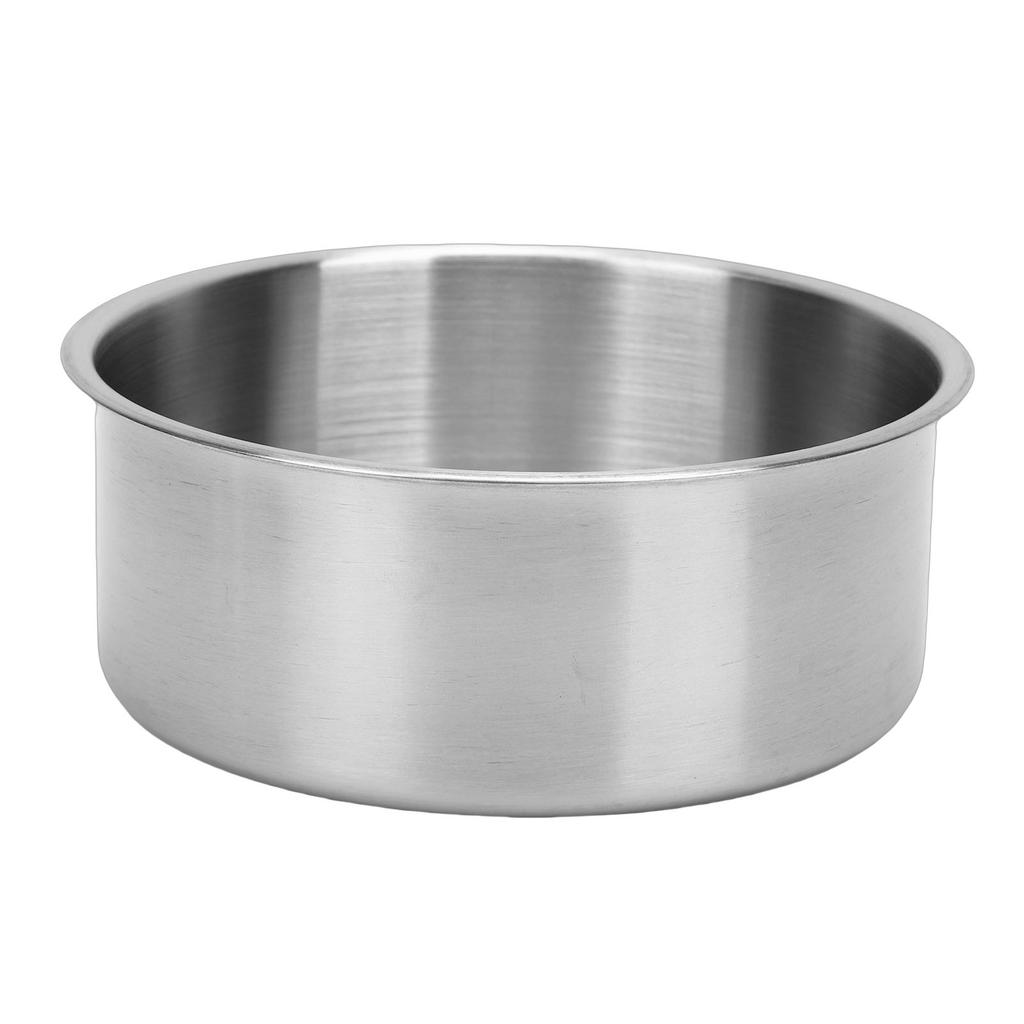 Stainless Steel Steaming Bowl with Lid Thickened Heat Proof Home Steam Rice Bowl for Cooking