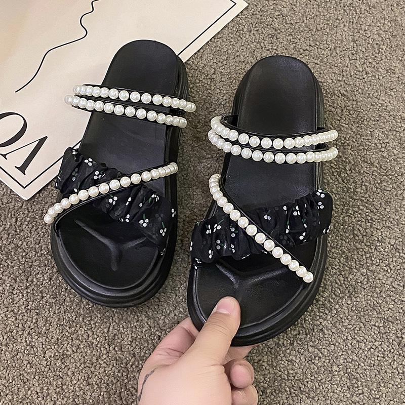 Мода PARZIVAL Новые стильные женские сандалии летние женские тапочки на платформе — фото 7