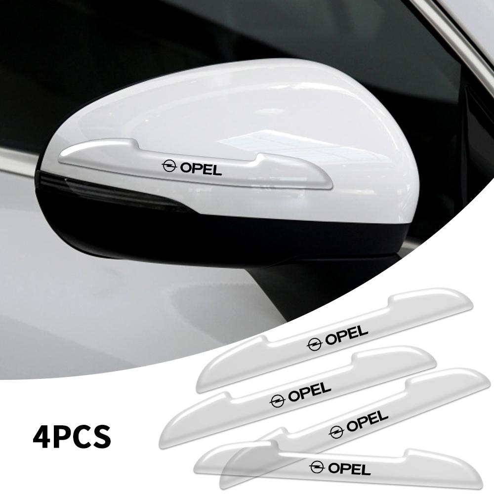 4Pcs Car Door Side Strip Protector Rubber Edge Anti-collision Bumper Sticker For Opel Insignia Astra Meriva H G Car Wheel Hubcap