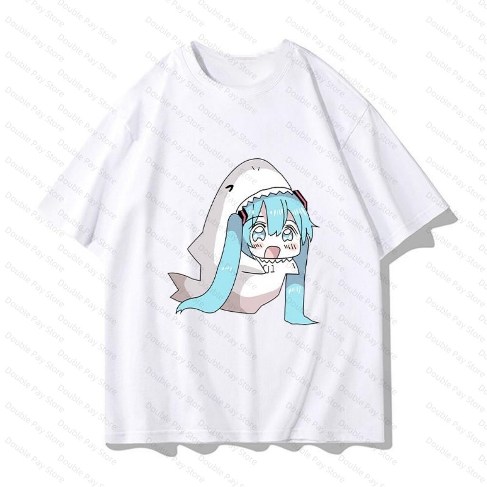 Adult Childrens Hatsune Miku Multiform Character Collage Cotton Subculture Personalized Tshirt Unisexs Shirts Women Tshirts
