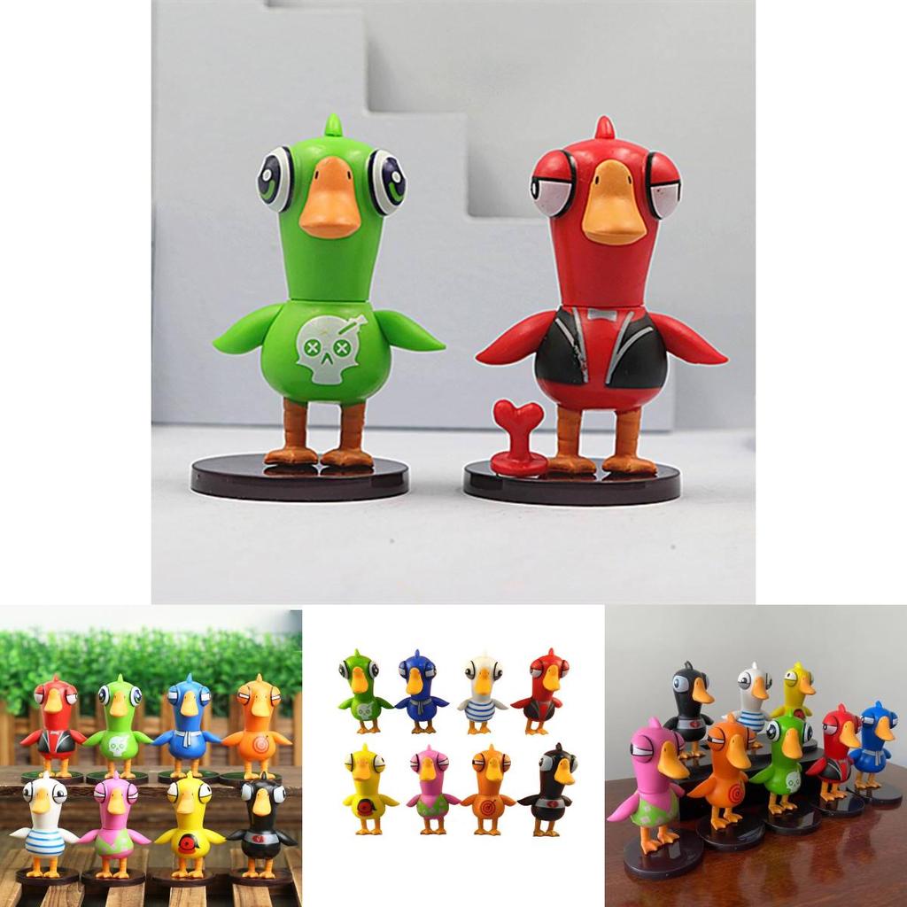 Cute And Colorful Pvc Goose And Duck Action Figure Perfect For Anime Collectors And Gift Ideas