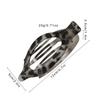Oval Matte Claw, Laid-back Style Back of The Head Updo Shark Clip Ponytail Large Duckbeak Clip Hair Accessory