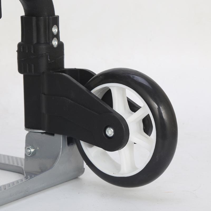 Folding Cargo Cart: Compact Hand Truck and Small Trailer for Pushing, Pulling, and Luggage Transport